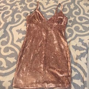 Suede dress